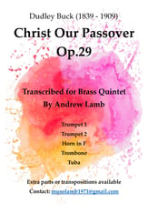 Christ Our Passover, Op. 29 P.O.D cover